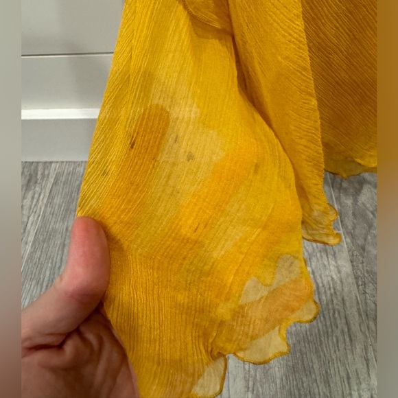 Maria Lucia Hohan yellow marigold Kamille silk dress - Picture 12 of 16